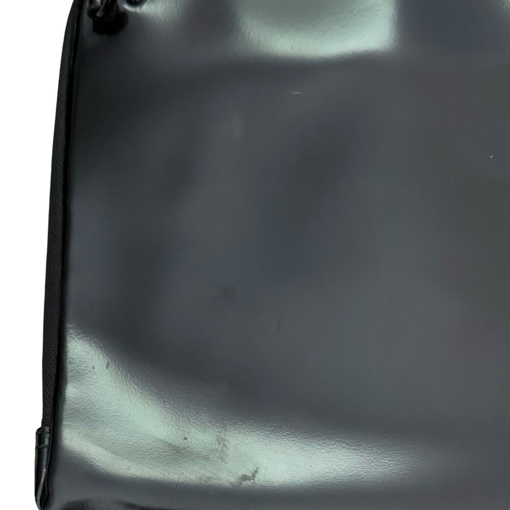 3.1 Phillip Lim Geometric Blue Cream Black Silver Patent Leather Clutch Bag - Picture 10 of 12